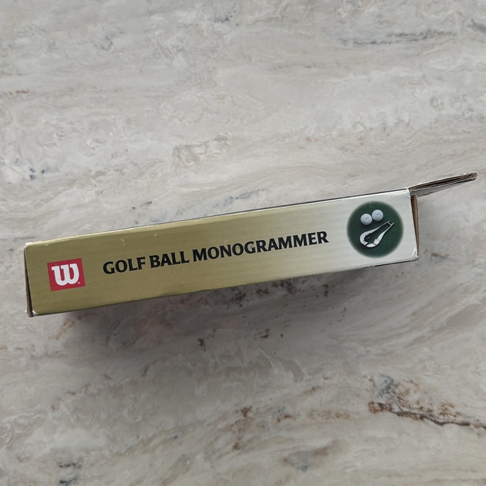 Wilson golf ball monogrammer NEW in box (SP2)